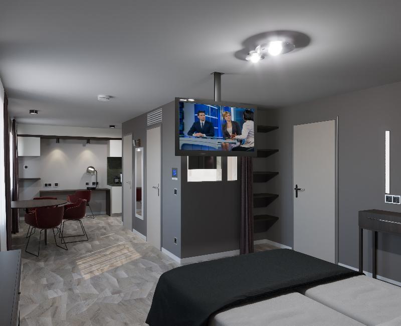 Maseven Muenchen Messe Dornach Aparthotel Aschheim Buitenkant foto
