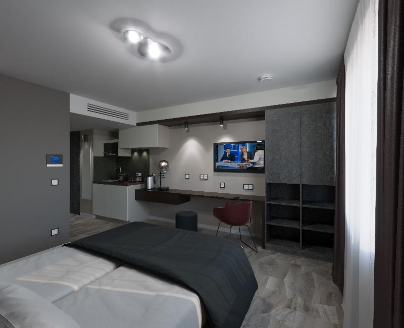 Maseven Muenchen Messe Dornach Aparthotel Aschheim Buitenkant foto